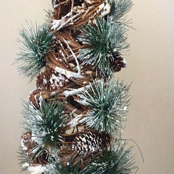 Christmas tree cone 22” rustic woodland cottagecore natural - Picture 3 of 4